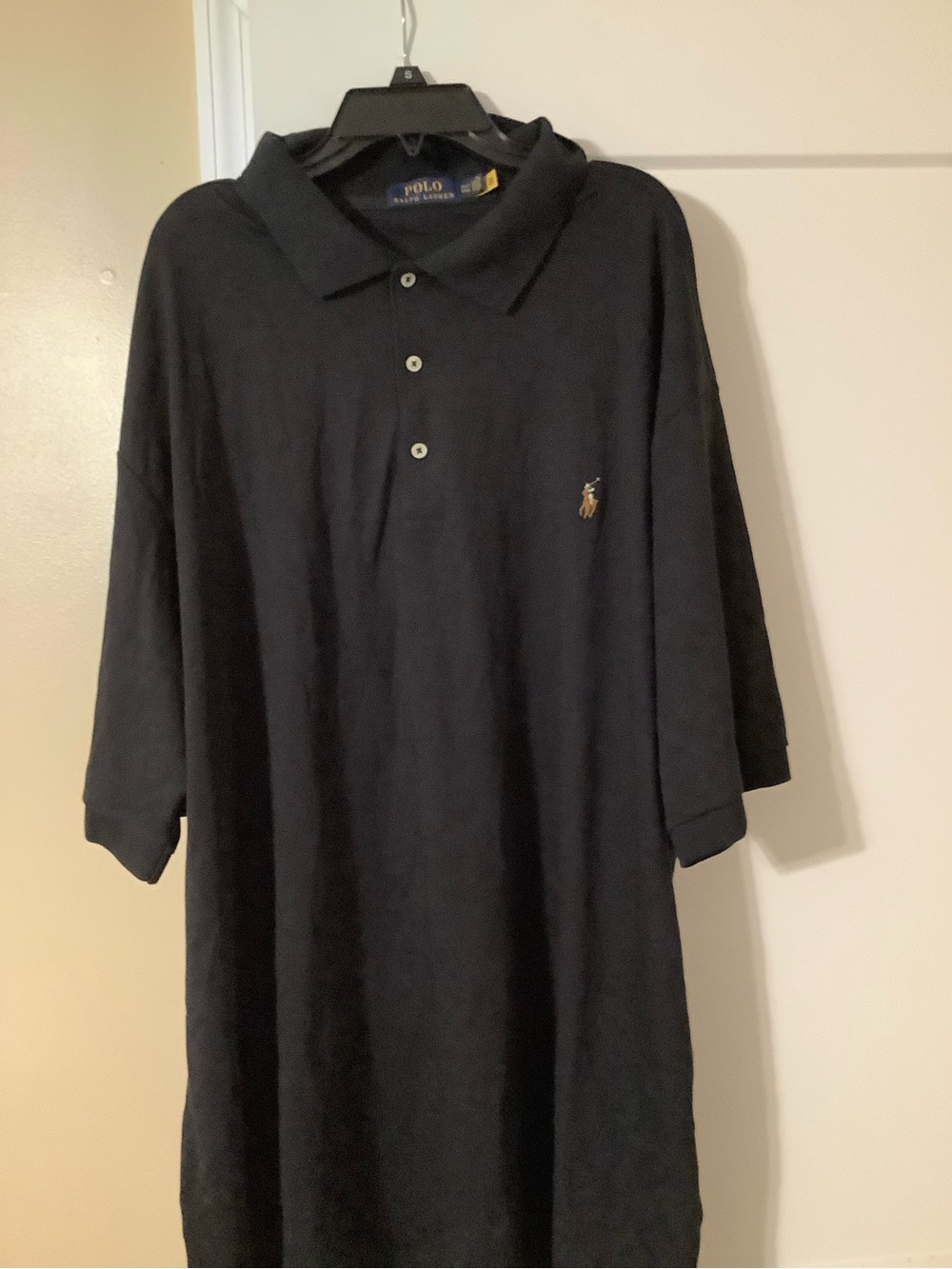 Polo by Ralph Lauren Black Short-Sleeve Polo. Never worn, lost tags. 2XL